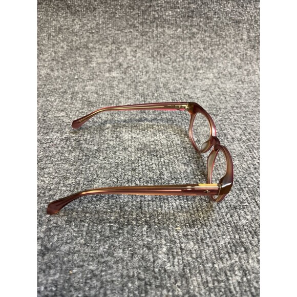 Sama Eyeglasses Frames EM M-VINTAGE ROSE Matte Clear Pink Square 48-19-137 - Picture 6 of 6